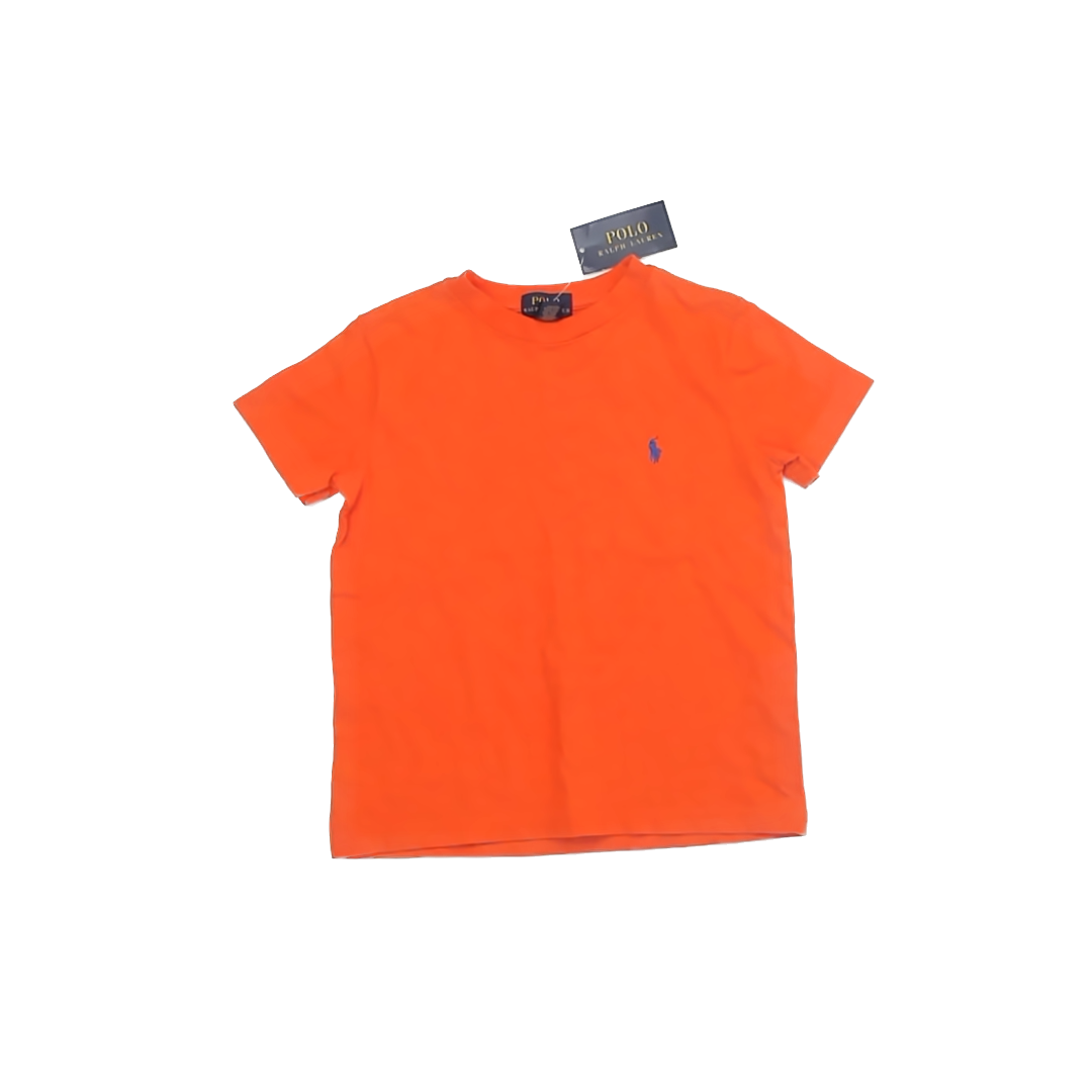 Ralph Lauren Boys Orange T-Shirt Size: 5T Orange