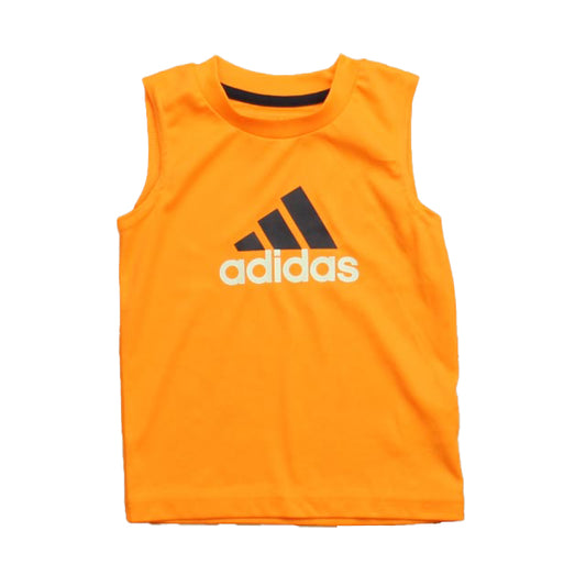 Adidas Boys Orange Athletic Top Size: 12 Months Orange