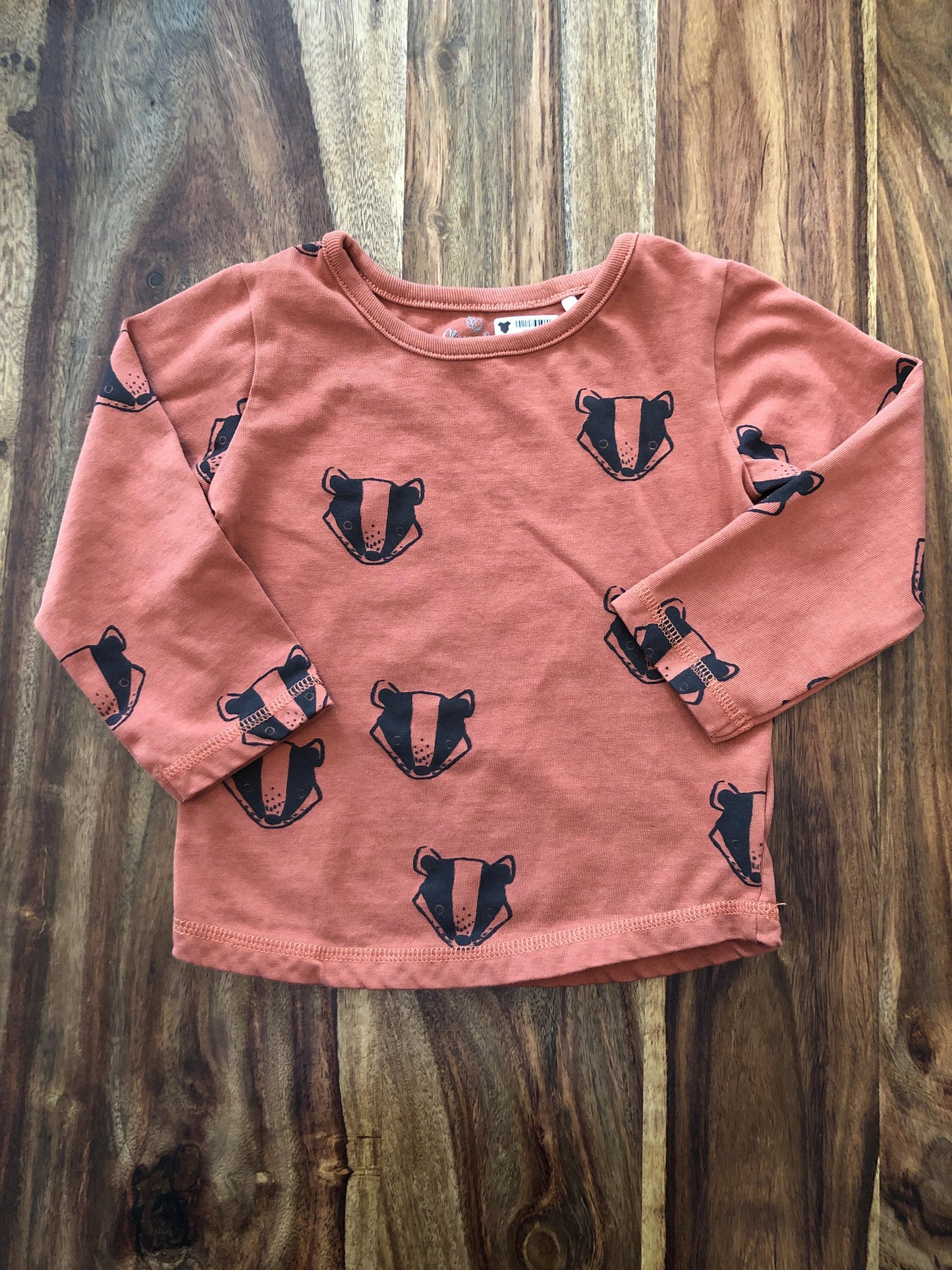 Oliver & Rain Boys orange Long Sleeve T-Shirt Size: 2 years orange