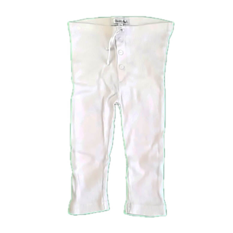 Bout' Chou Girls Pale Pink Leggings Size: 9 Months Pale Pink