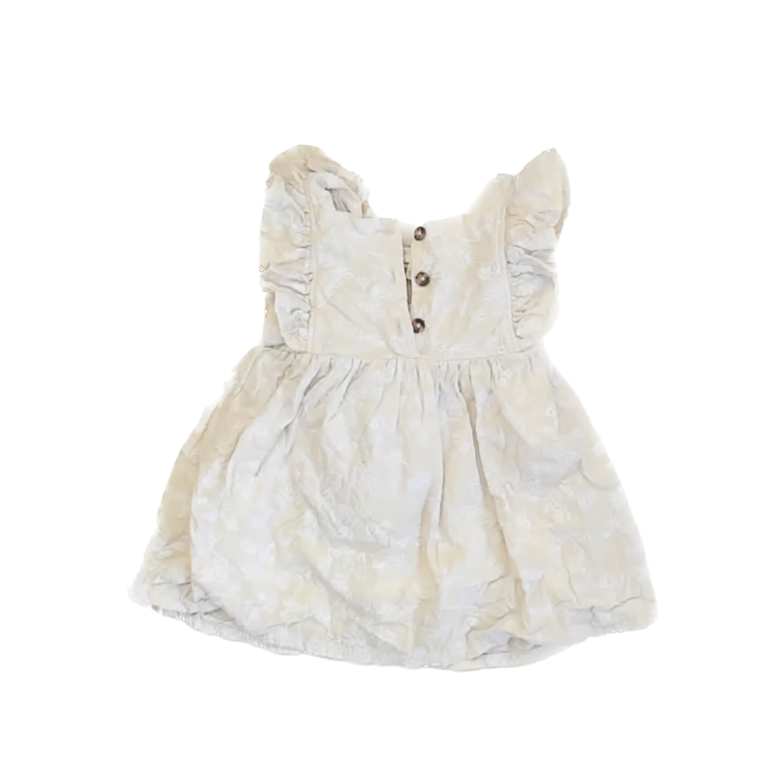Chelsea & Violet Girls Girls Pale Yellow Dress Size: 18 Months Pale Yellow