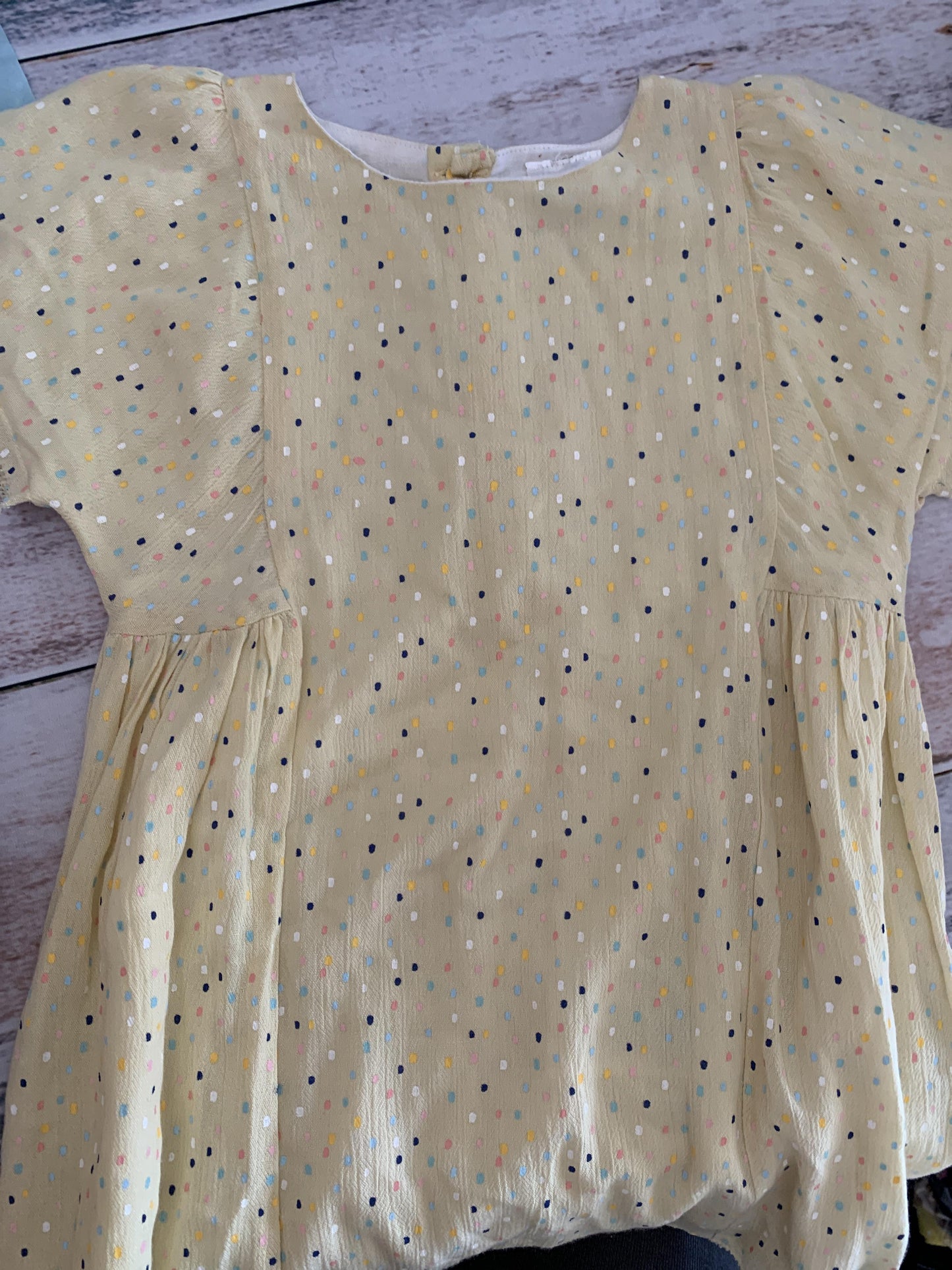 Unnamed record Girls Pattern | polka dot | Yellow Dress Size: 2T Pattern | polka dot | Yellow