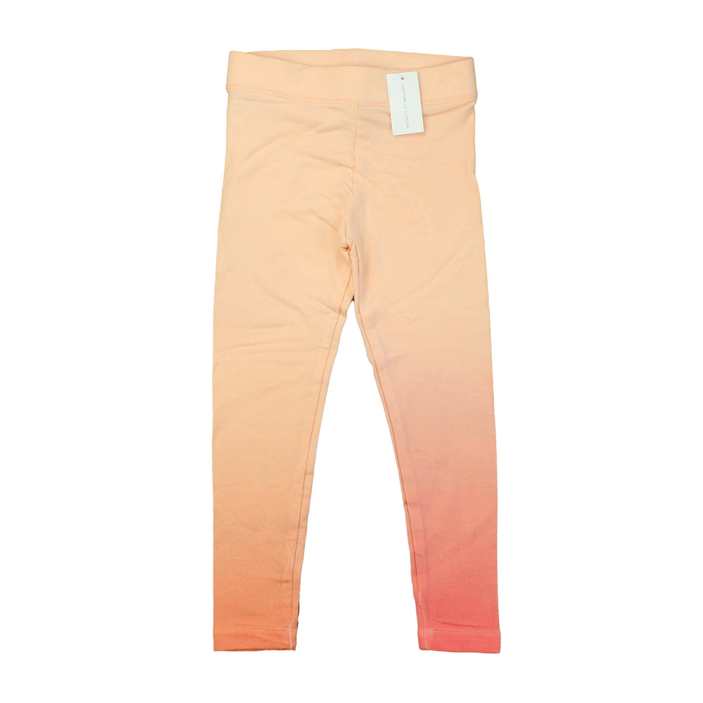 Rockets Of Awesome Girls Peach Ombre Leggings Size: Big Girl Peach Ombre