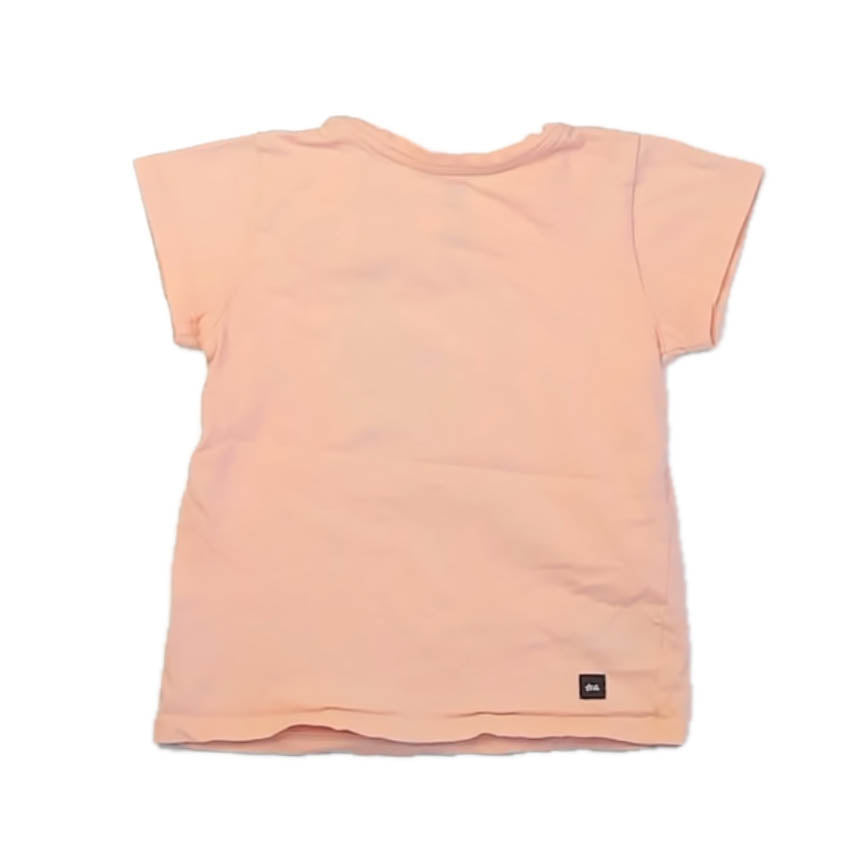 Tea Collection Girls Peach Tiger T-Shirt Size: 4T Peach Tiger