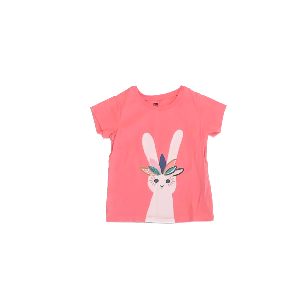 Tea Collection Girls Peach T-Shirt Size: 18-24 Months Peach