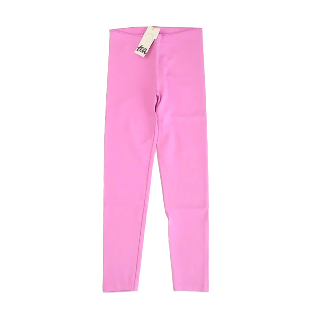Tea Collection Girls Perennial Pink Leggings Size: 7 Years Perennial Pink