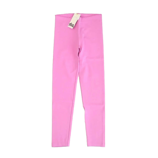 Tea Collection Girls Perennial Pink Leggings Size: 7 Years Perennial Pink