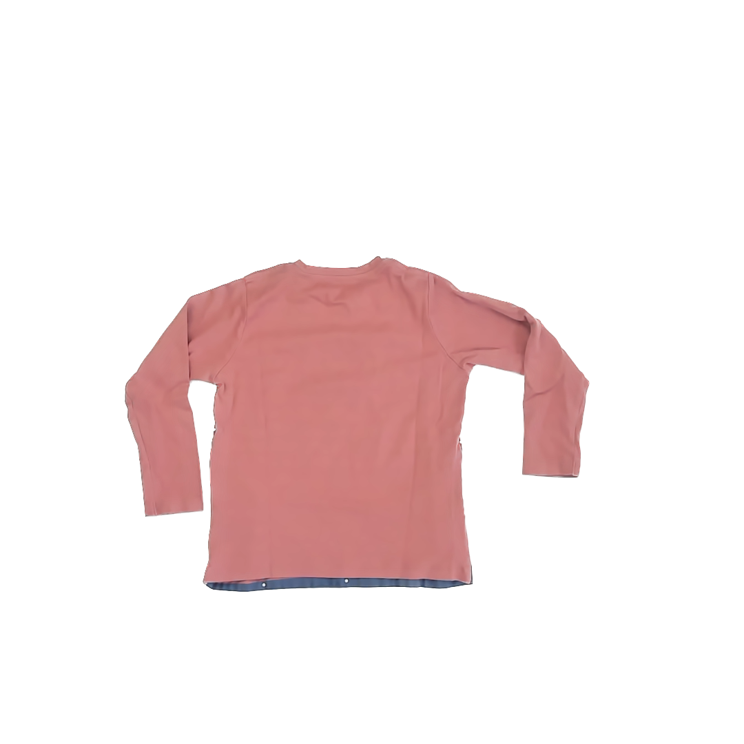 Piccolina Girls Pink | Airplane Long Sleeve T-Shirt Size: 7 Years Pink | Airplane