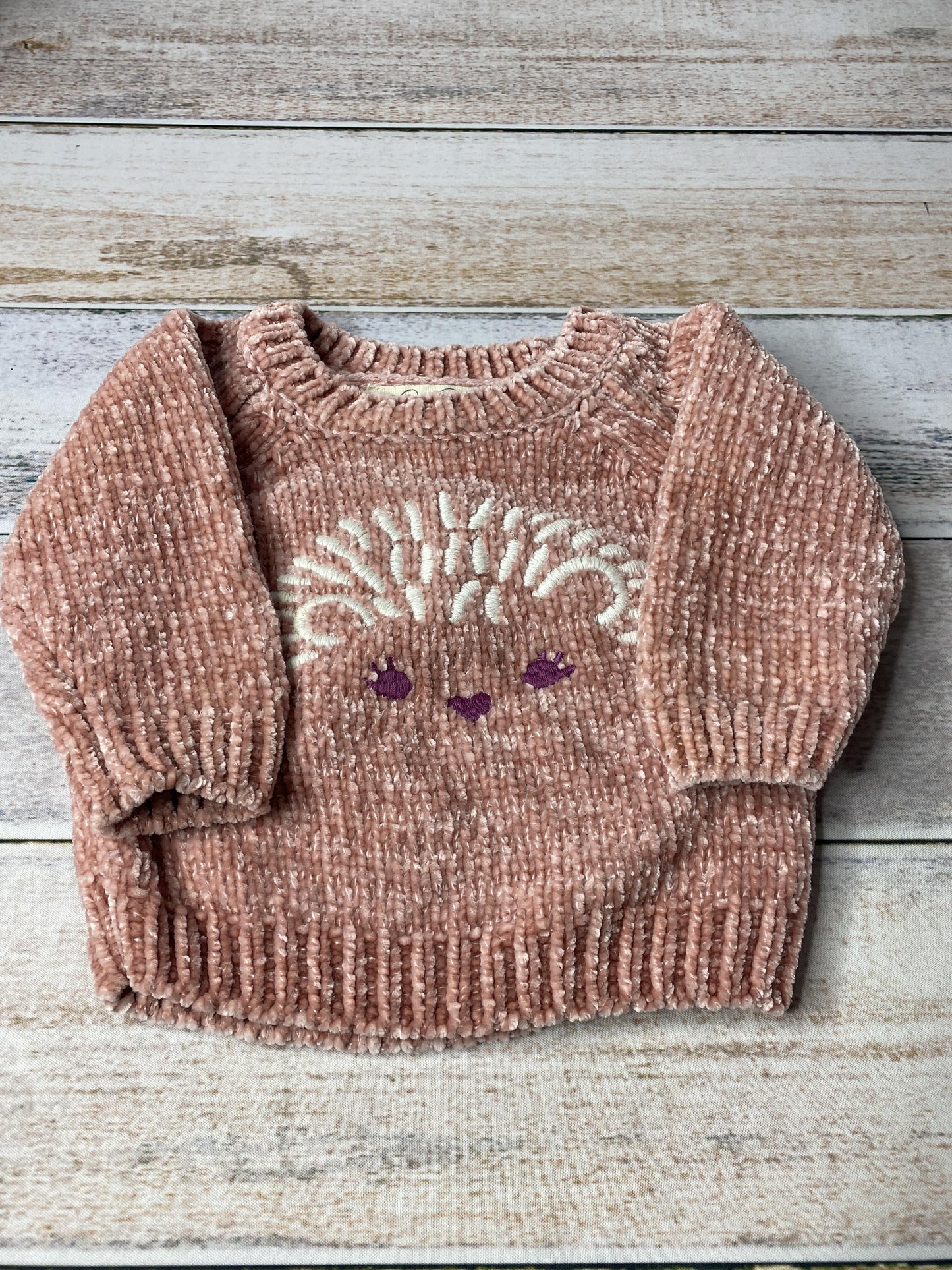 Jessica Simpson Girls pink | animals Sweater Size: 3-6 months pink | animals