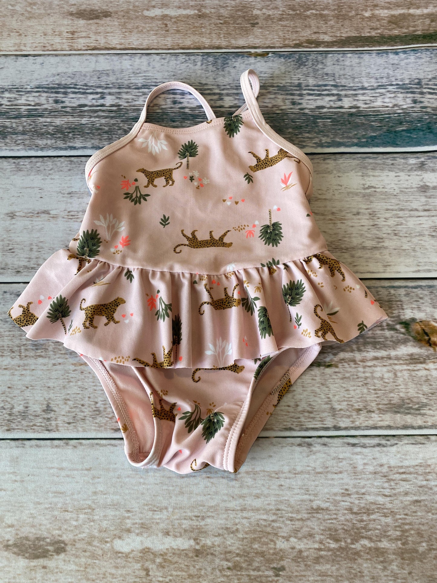 Old Navy Girls pink | animals Swimwear Size: 3-6 months pink | animals