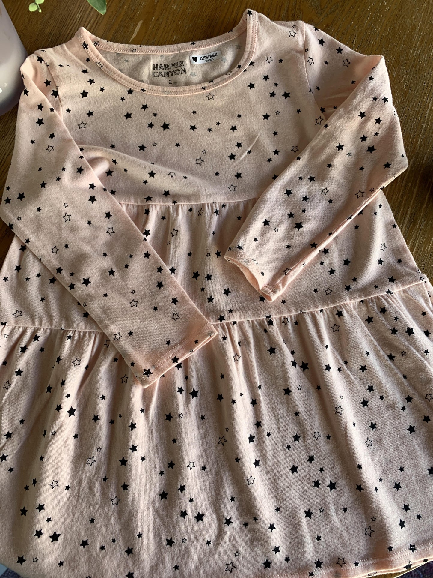 Harper Canyon Girls pink | Black | Stars Dress Size: 2T pink | Black | Stars