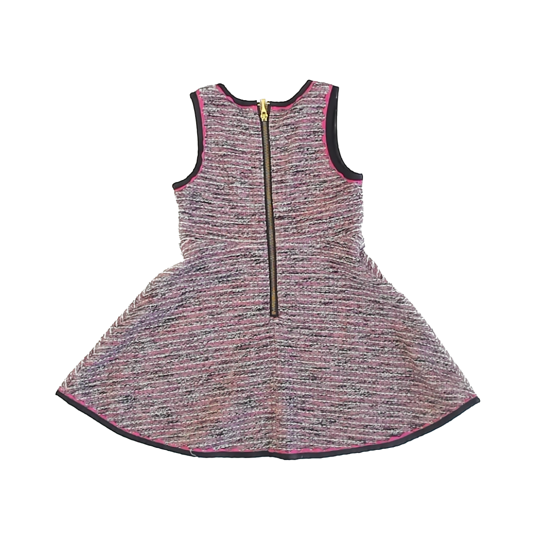 Kate Spade Girls Pink | Black Tweed Dress Size: 5T Pink | Black Tweed