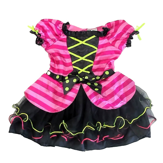 Unknown Brand Girls Pink | Black Witch Costume Size: 18-24 Months Pink | Black Witch
