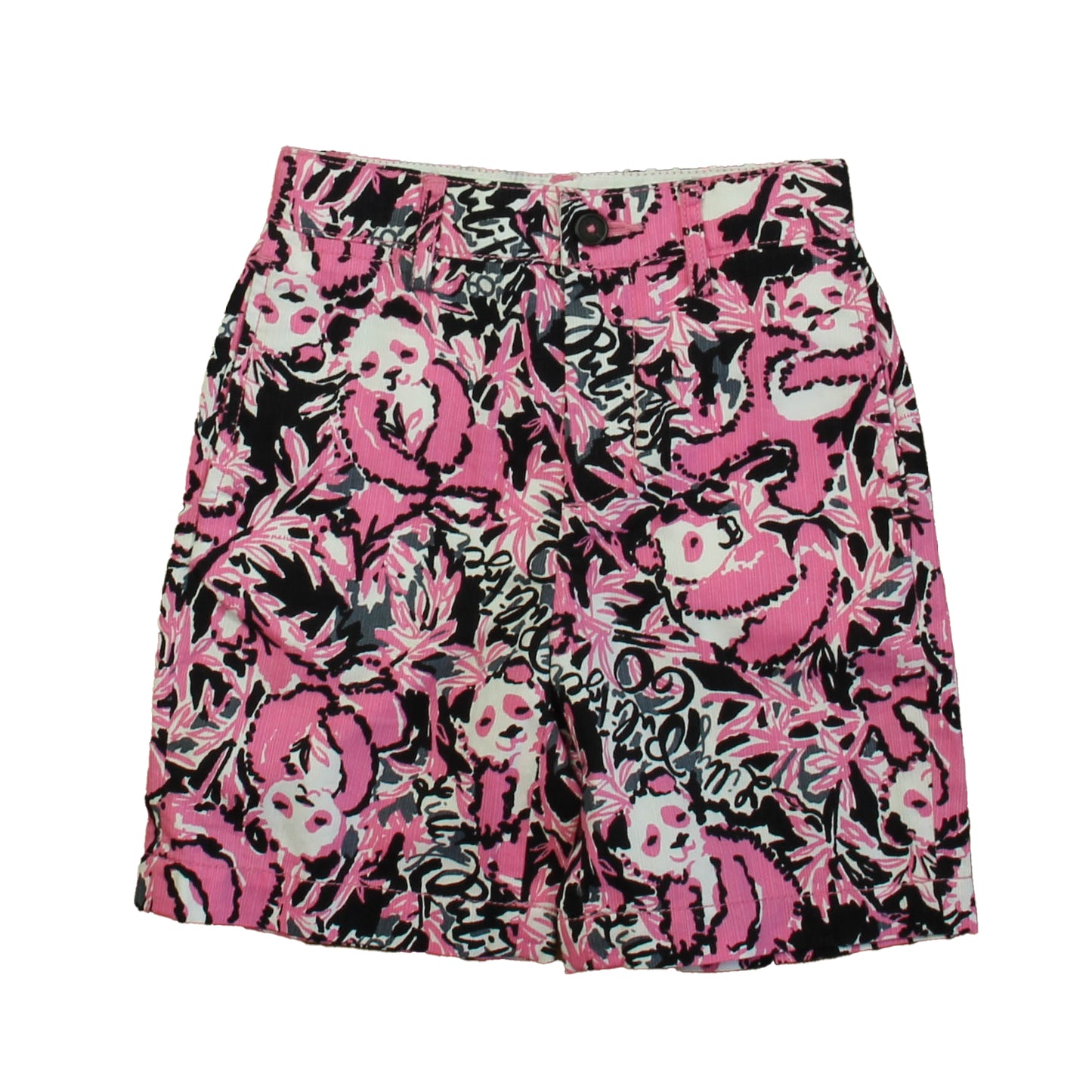 Lilly Pulitzer Boys Pink | Black Shorts Size: 2T Pink | Black