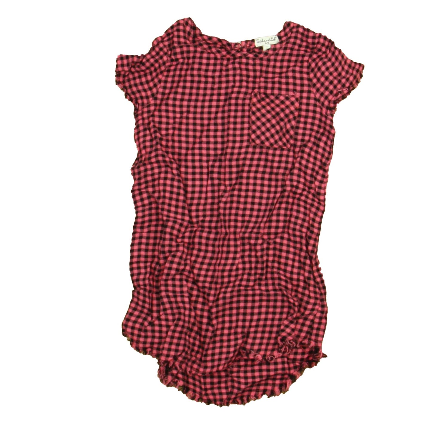 Splendid Girls Pink | Black Blouse Size: 4-5T Pink | Black