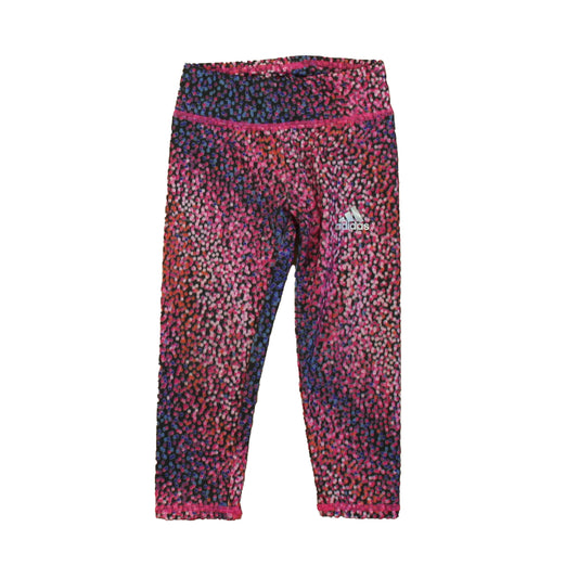 Adidas Girls Pink | Blue | Black Athletic Pants Size: 2T Pink | Blue | Black