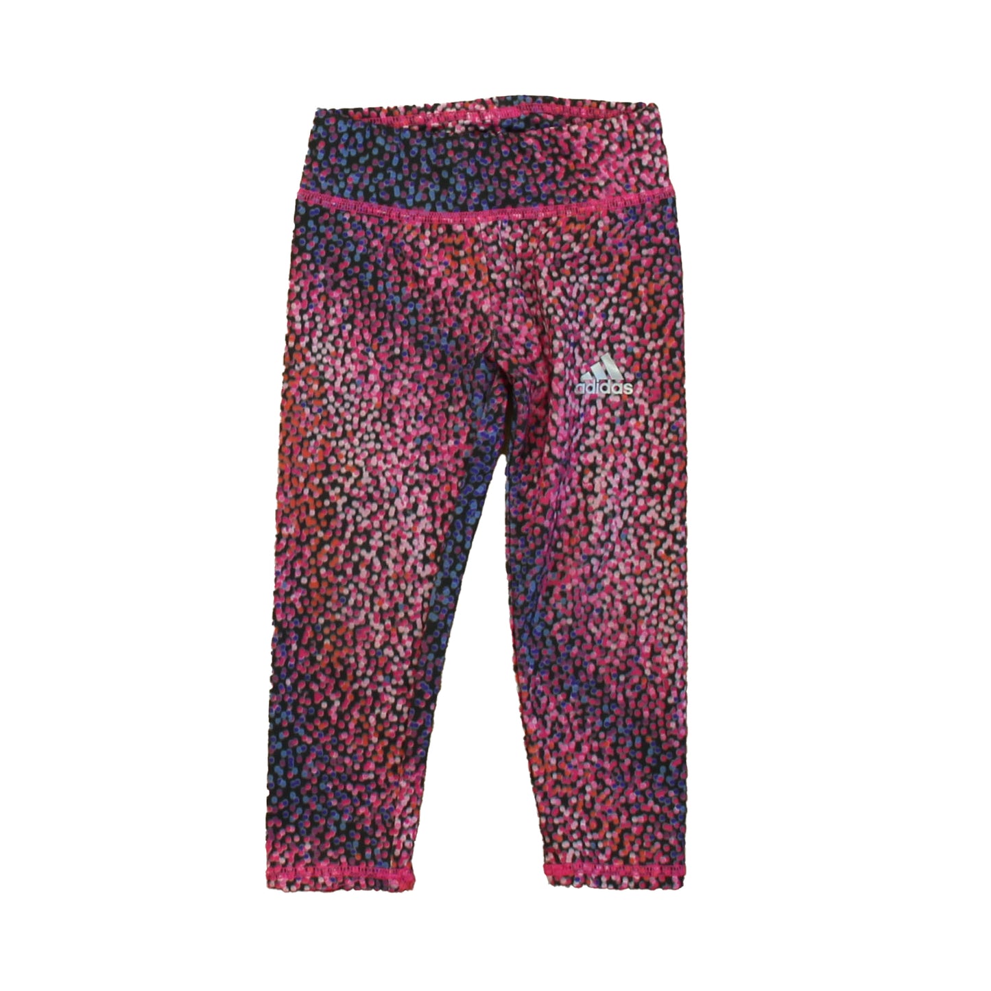 Adidas Girls Pink | Blue | Black Athletic Pants Size: 2T Pink | Blue | Black