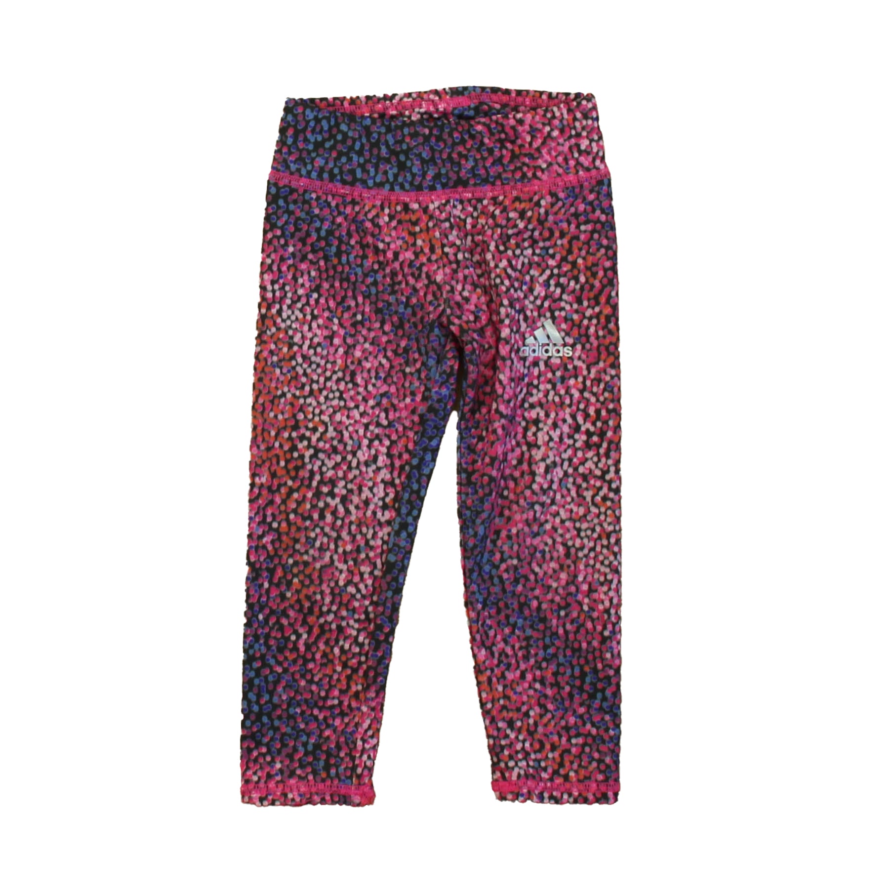 Adidas Girls Pink | Blue | Black Athletic Pants Size: 2T Pink | Blue | Black