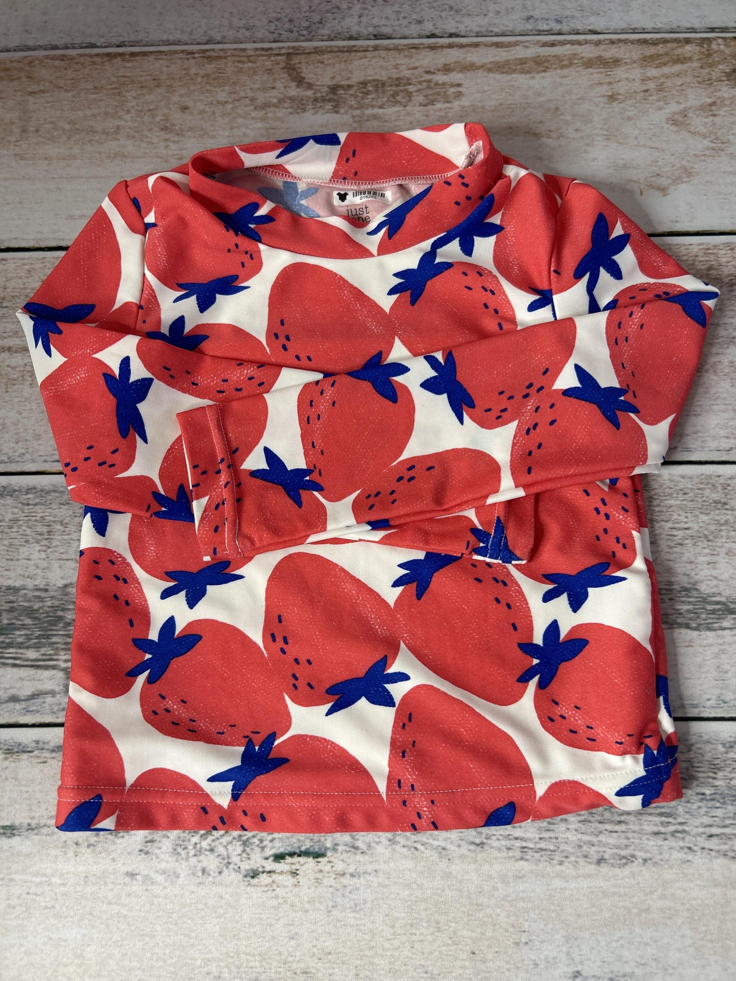 Girls pink | Blue | fruit Rashguard Size: 4T pink | Blue | fruit