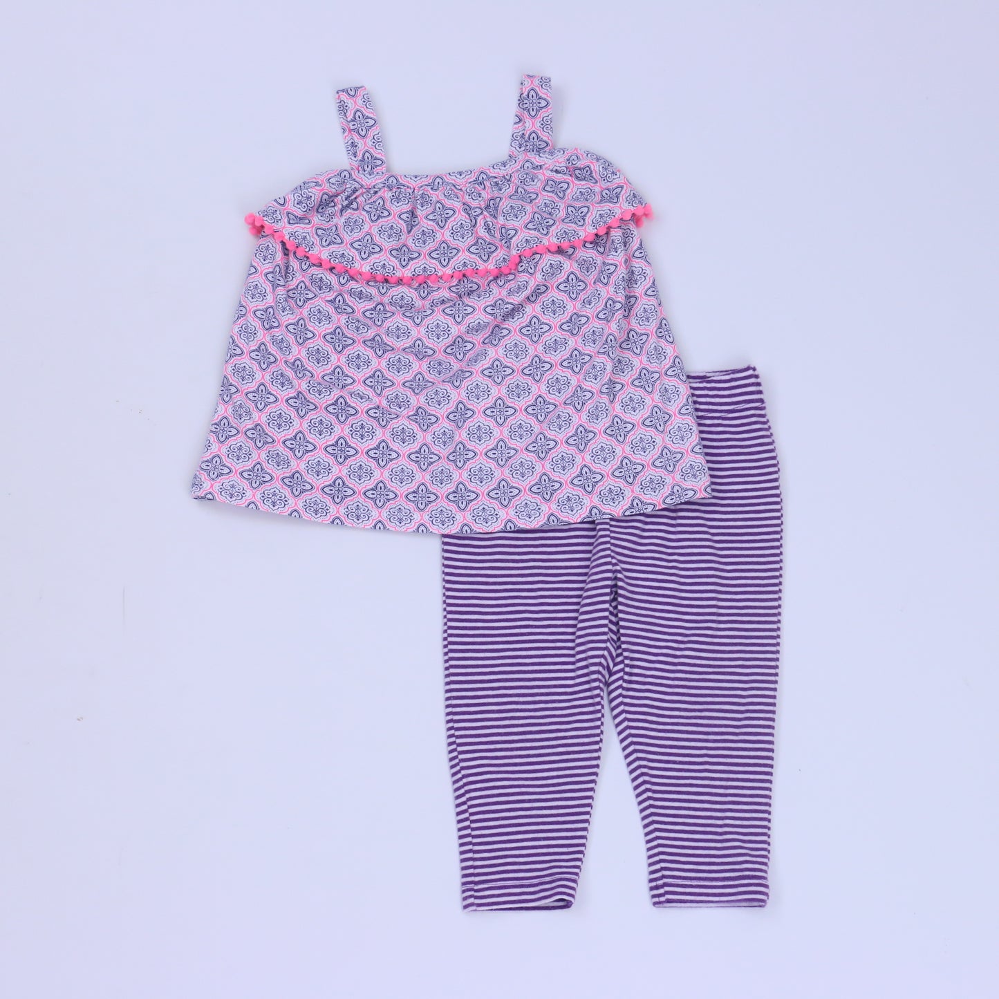 Tucker + Tate Girls Pink | Blue | Purple | White Apparel Sets Size: 6 Months Pink | Blue | Purple | White