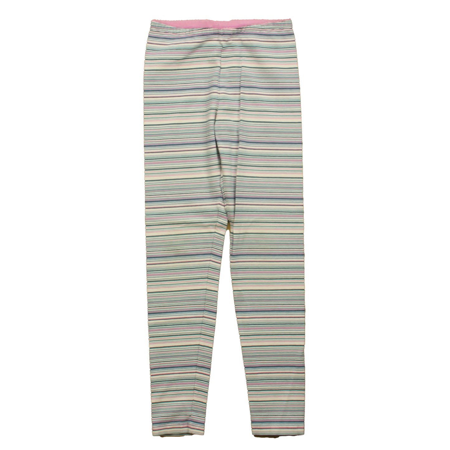 Tea Collection Girls Pink | Blue Stripe Leggings Size: 10 Years Pink | Blue Stripe