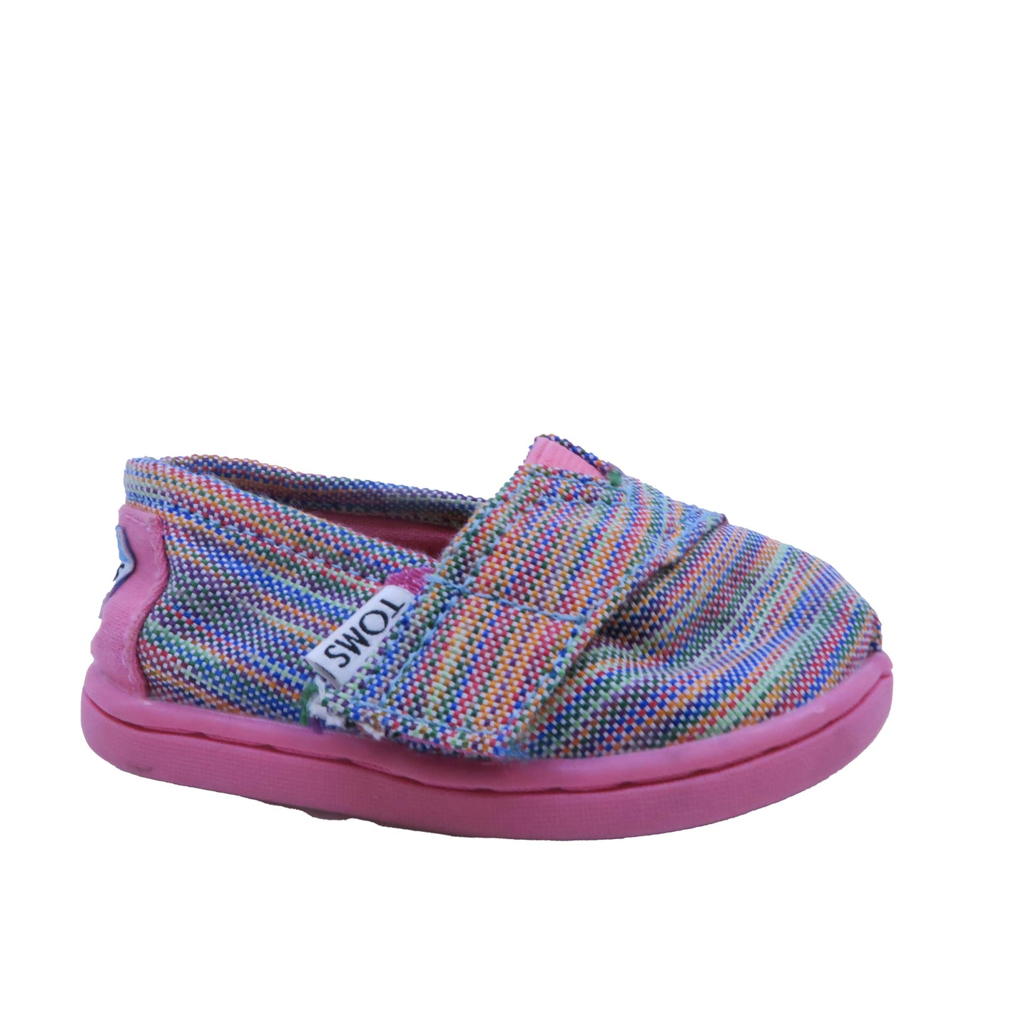Toms Girls Pink | Blue Shoes Size: 4 Infant Pink | Blue