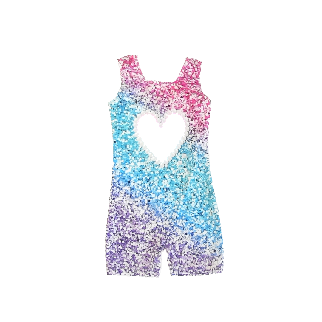 Unknown Girls pink | blue Leotard Size: 4-5T pink | blue