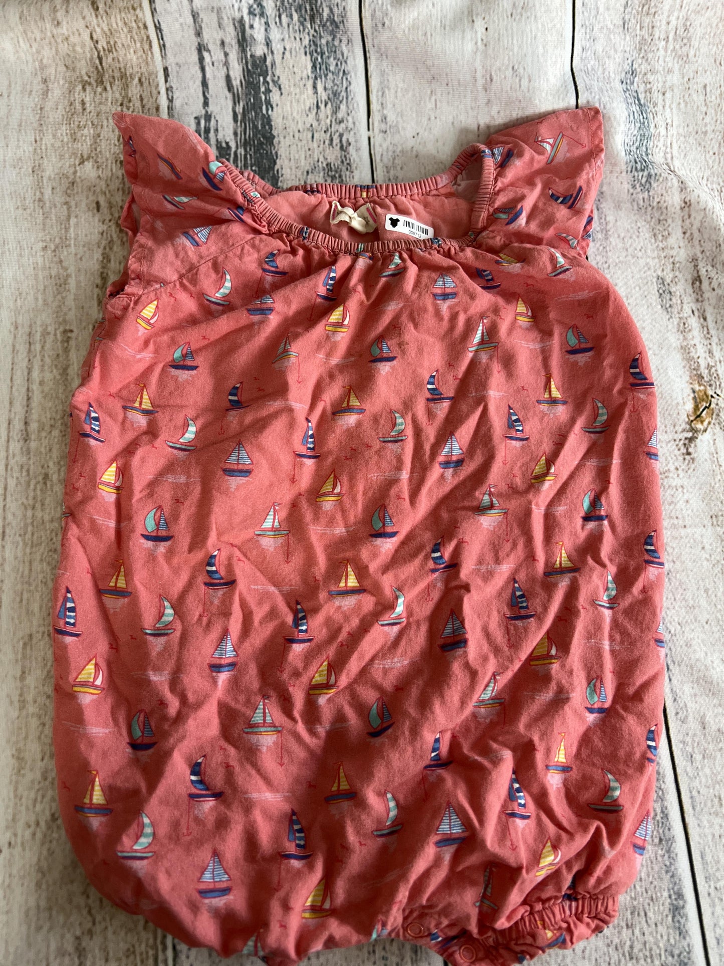 EGG Girls pink | Boats Romper Size: 18 months pink | Boats