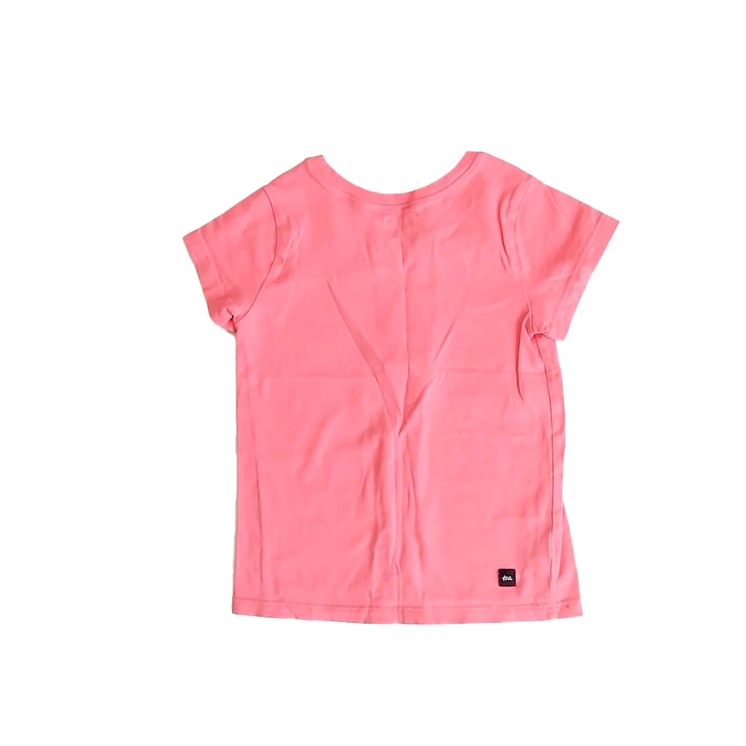 Tea Collection Girls Pink Bunny T-Shirt Size: 4T Pink Bunny