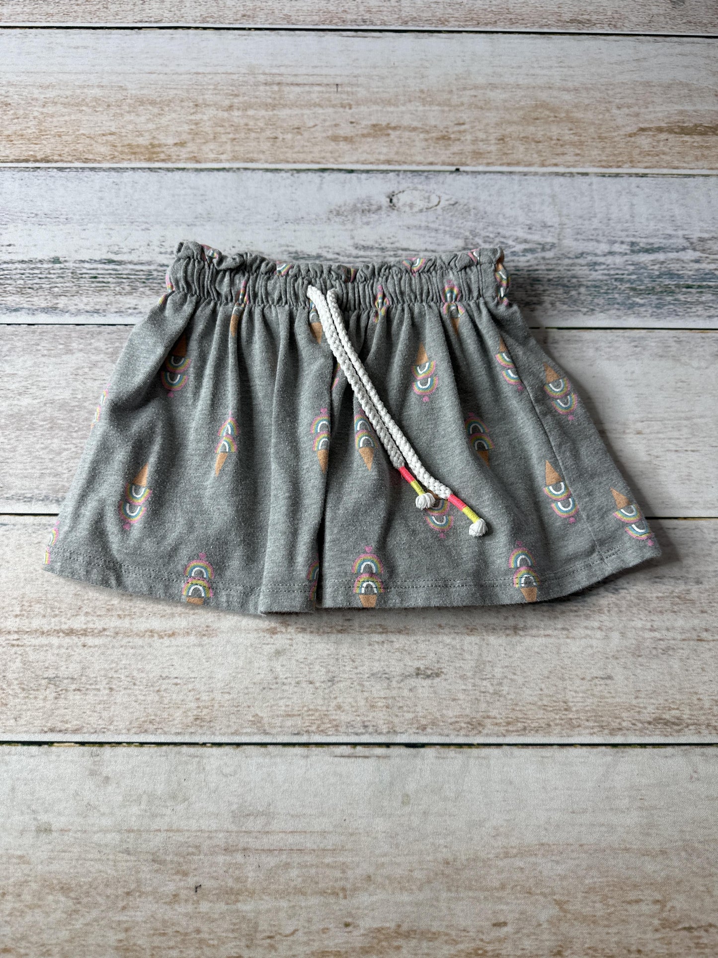 Cat & Jack Girls Pink floral | Grey Skirt Size: 2 years Pink floral | Grey