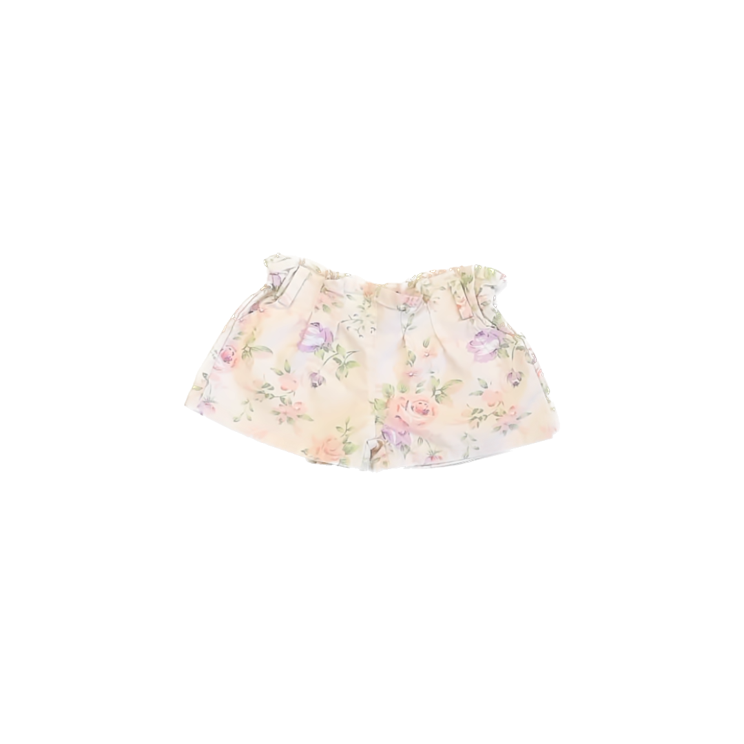 Unknown Girls Pink Floral Shorts Size: 6 Years Pink Floral