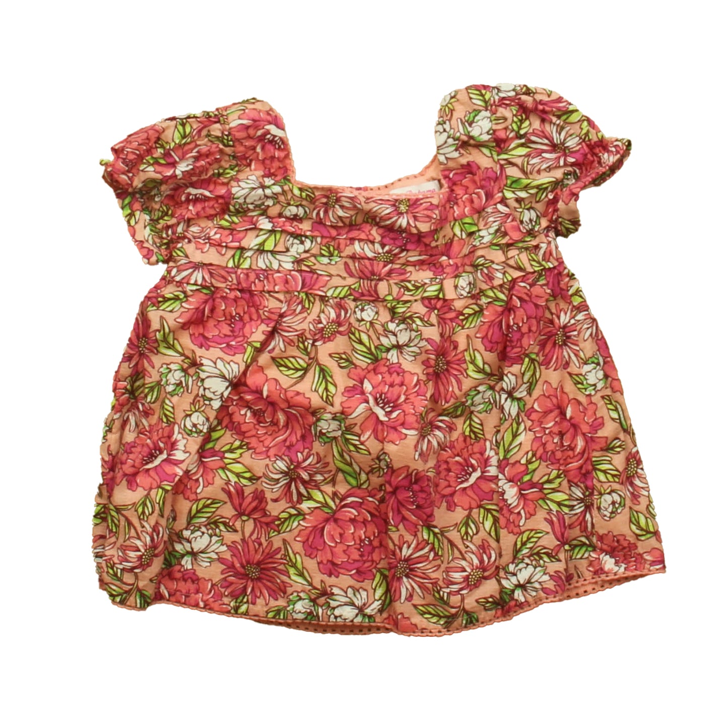 Tommy Bahama Girls Pink Floral Blouse Size: 24 Months Pink Floral