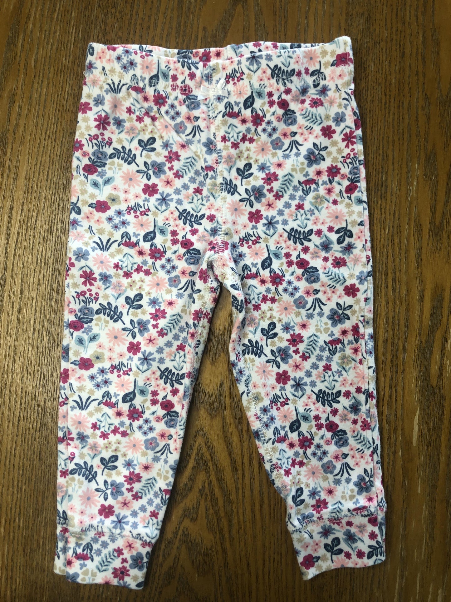 Carters Girls Pink floral Pants Size: 6-12 months Pink floral