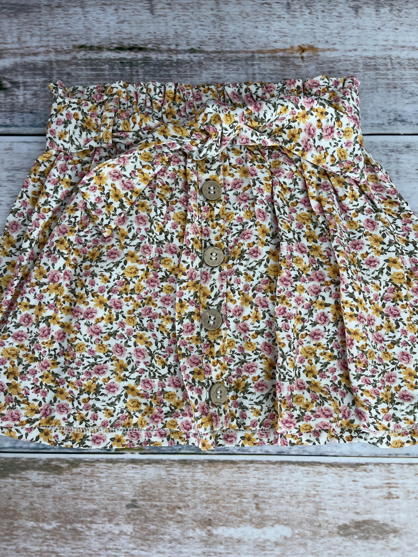 Jessica Simpson Girls Pink floral Skirt Size: 3T Pink floral