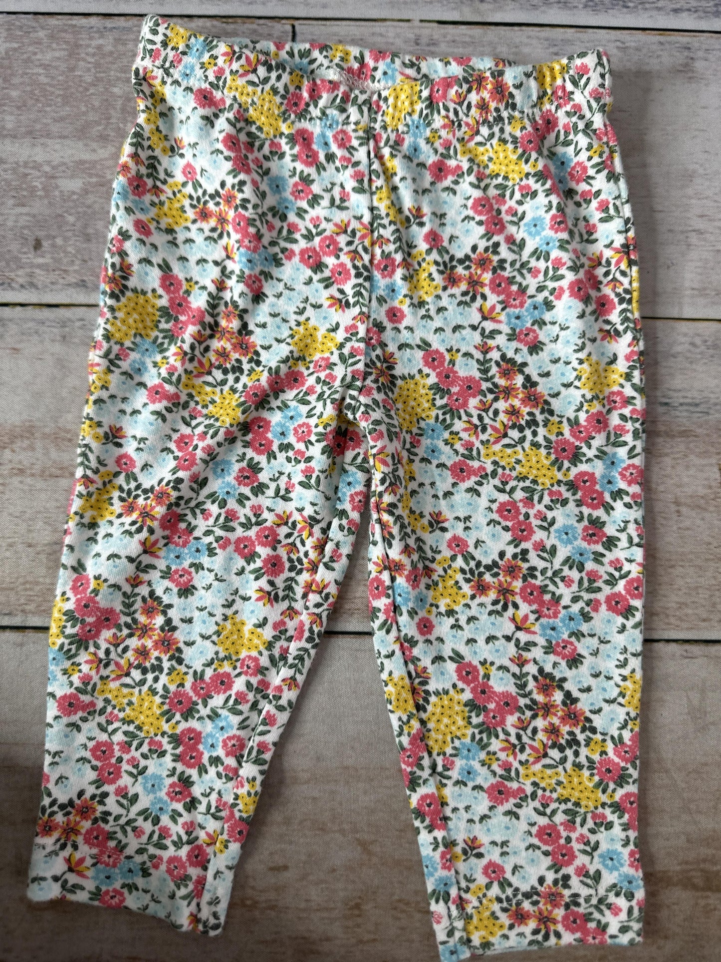 Carters Girls Pink floral Pants Size: 3-6 months Pink floral