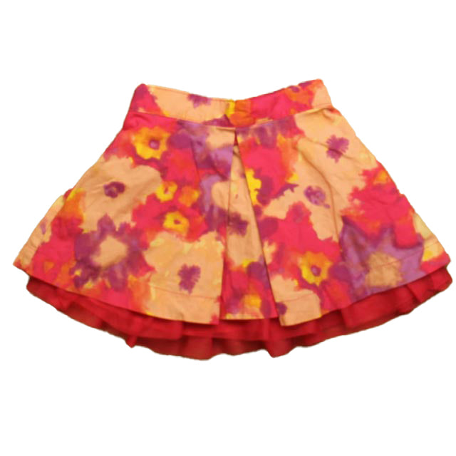 Gap Girls Pink Floral Skirt Size: 2T Pink Floral