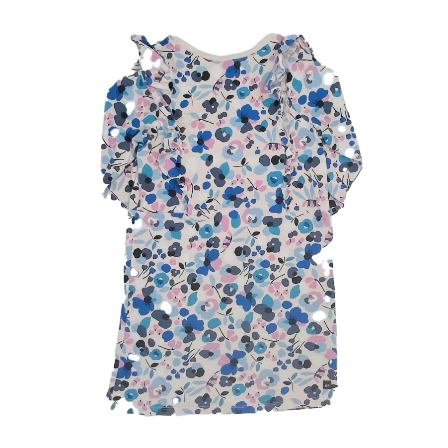 Tea Collection Girls Pink Floral Dress Size: 10 Years Pink Floral