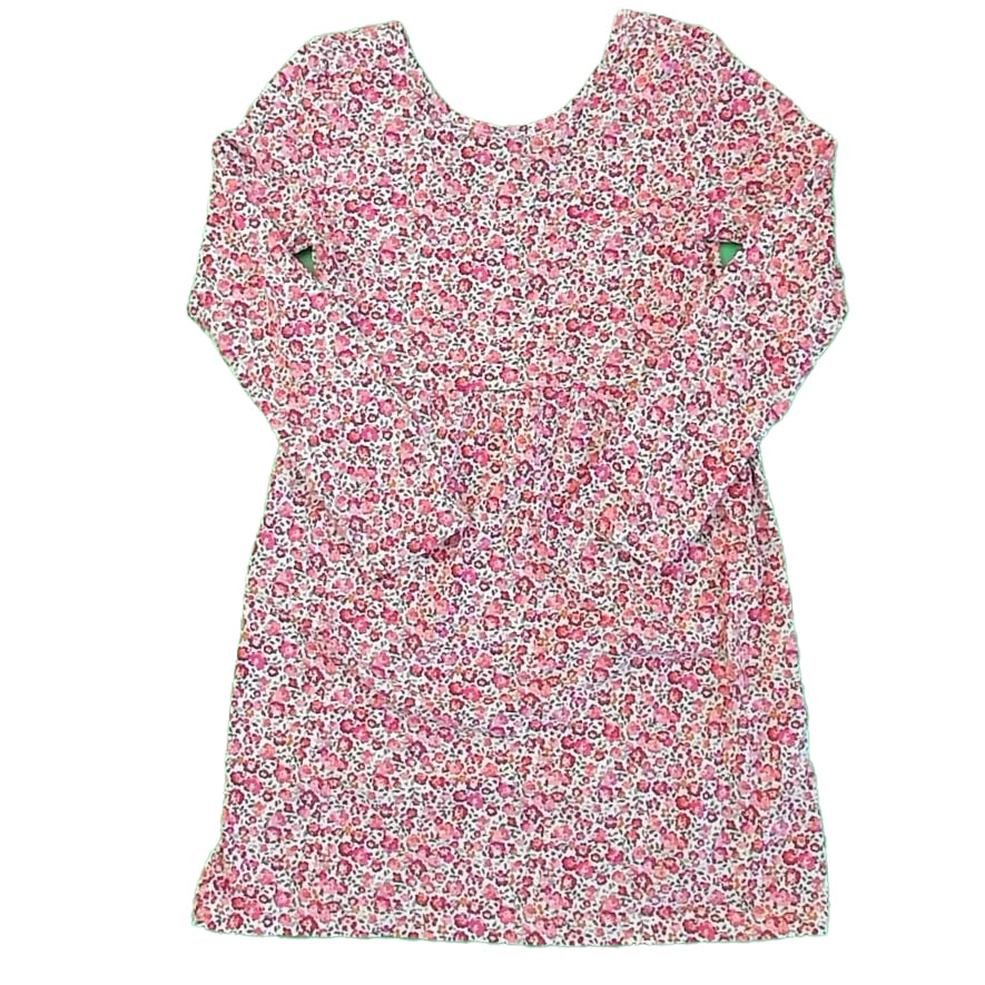Carter's Girls Pink Floral Dress Size: 7 Years Pink Floral