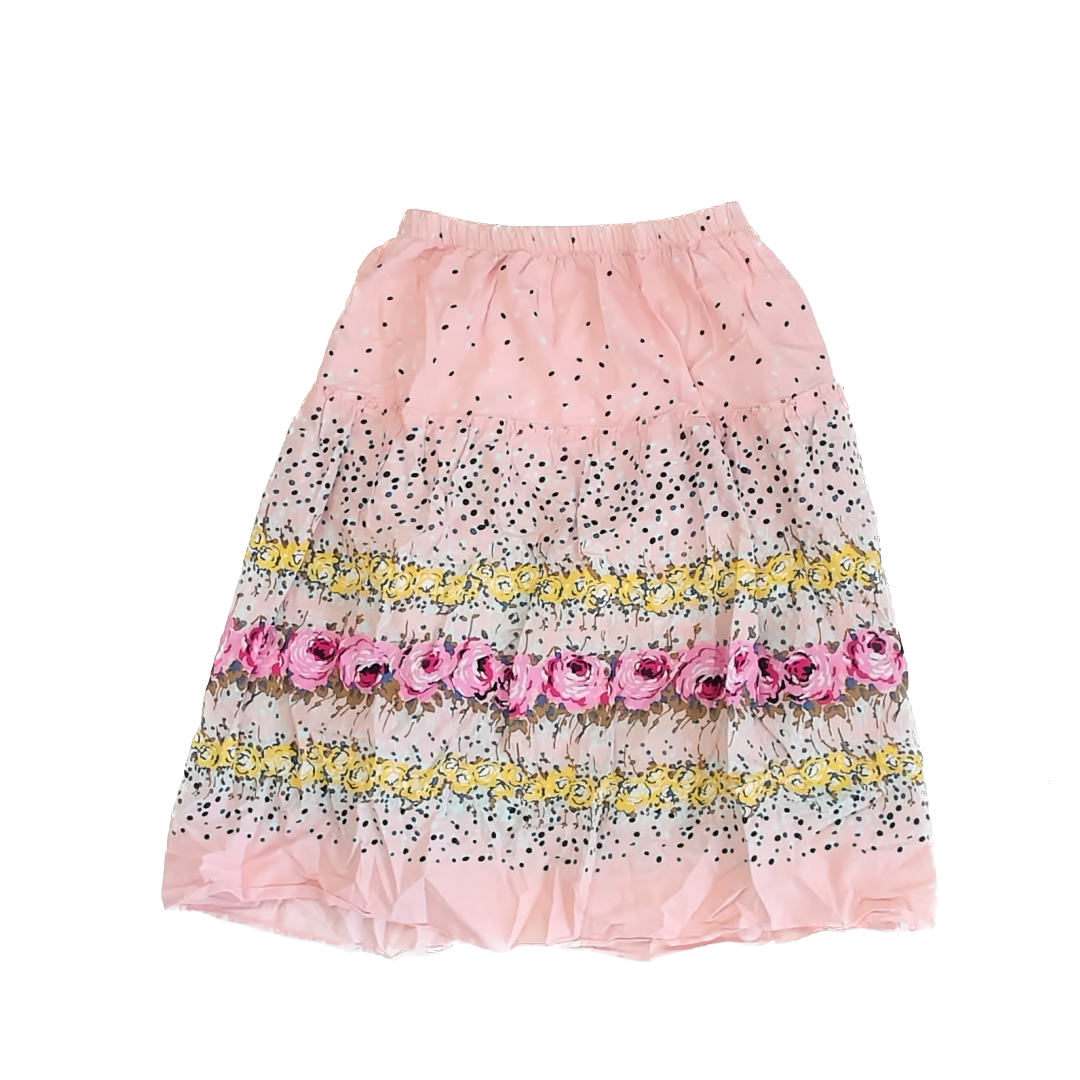 Unknown Girls Pink | Floral Skirt Size: 10 Years* Pink | Floral