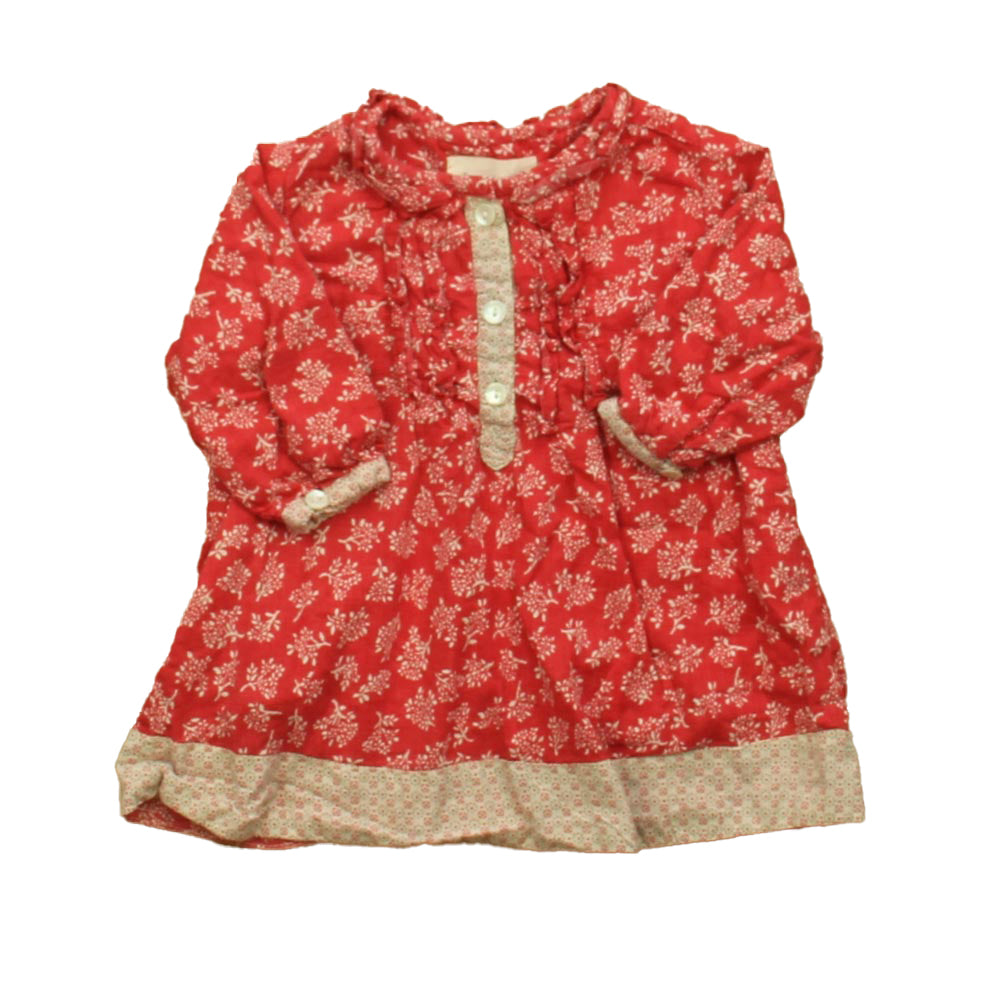 Arsene et Les Pipelettes Girls Pink Floral Dress Size: 3 Months Pink Floral