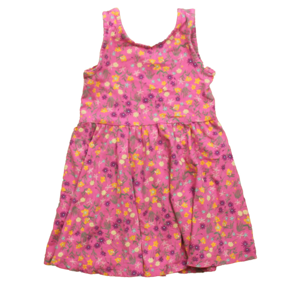 Tea Collection Girls Pink Floral Dress Size: 3T Pink Floral