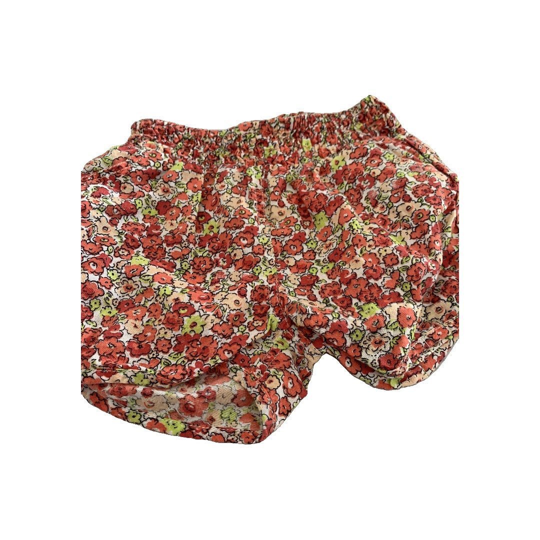 Arsene et les pipelettes Girls Pink floral Shorts Size: 2 years Pink floral