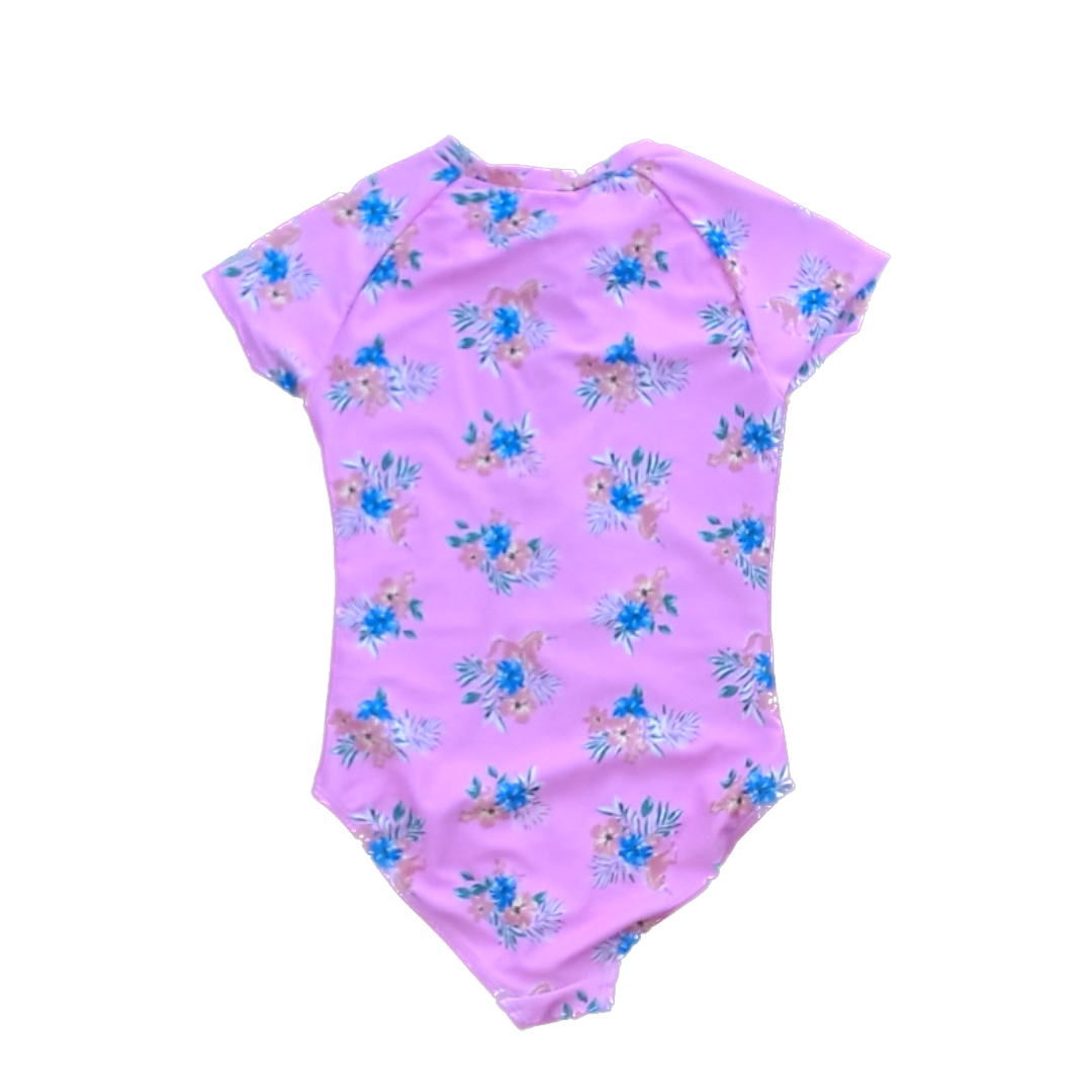Rockets Of Awesome Girls Pink | Flowers Swimwear Size: 7 Years Pink | Flowers