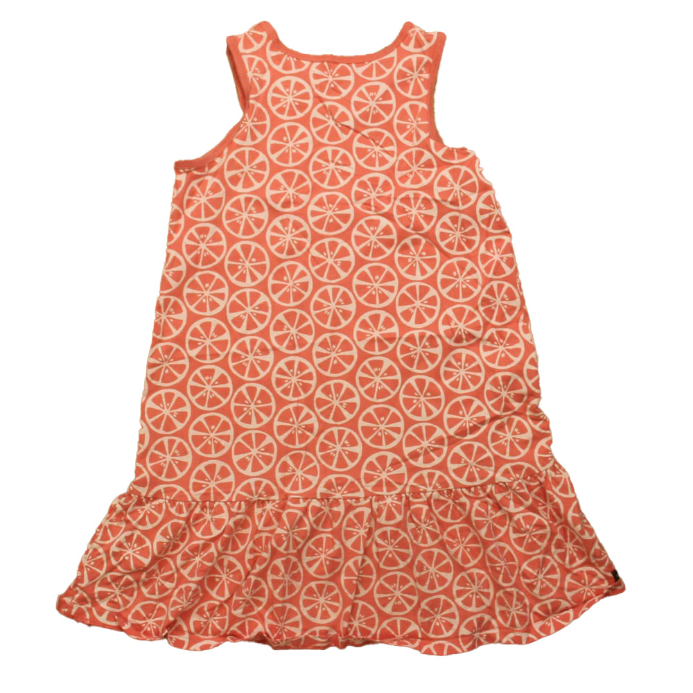 Tea Collection Girls Pink Grapefruit Dress Size: 8 Years Pink Grapefruit