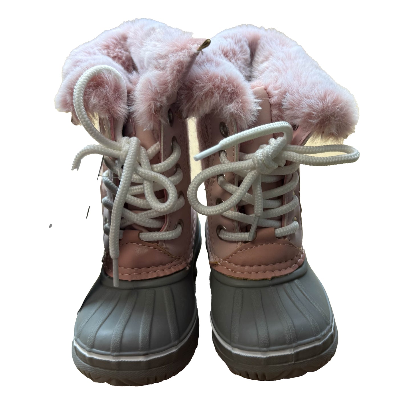 London Fog Girls Pink | Gray Boots Size: 5 Toddler Pink | Gray