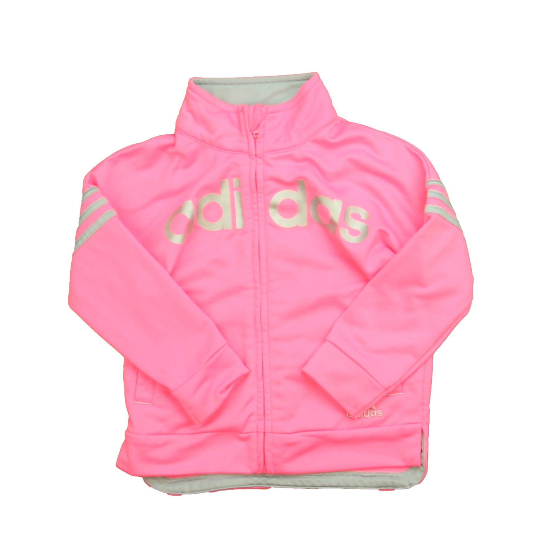 Adidas Girls Pink | Gray Athletic Top Size: 24 Months Pink | Gray