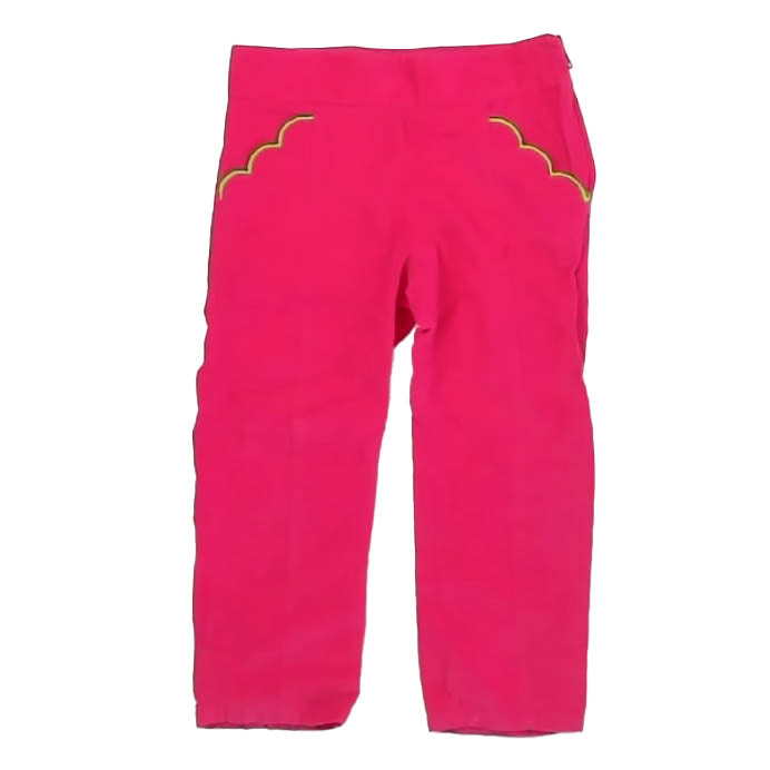 Bella Bliss Girls Pink | Green Corduroy Pants Size: 3T Pink | Green
