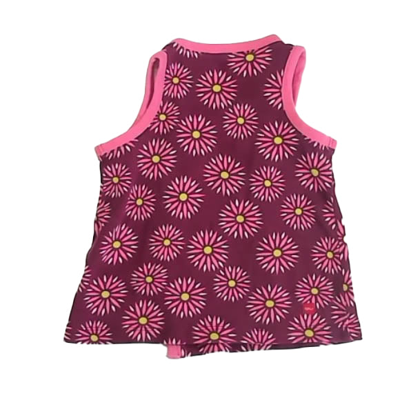 Tea Collection Girls Pink | Green Dress Size: 6-12 Months Pink | Green