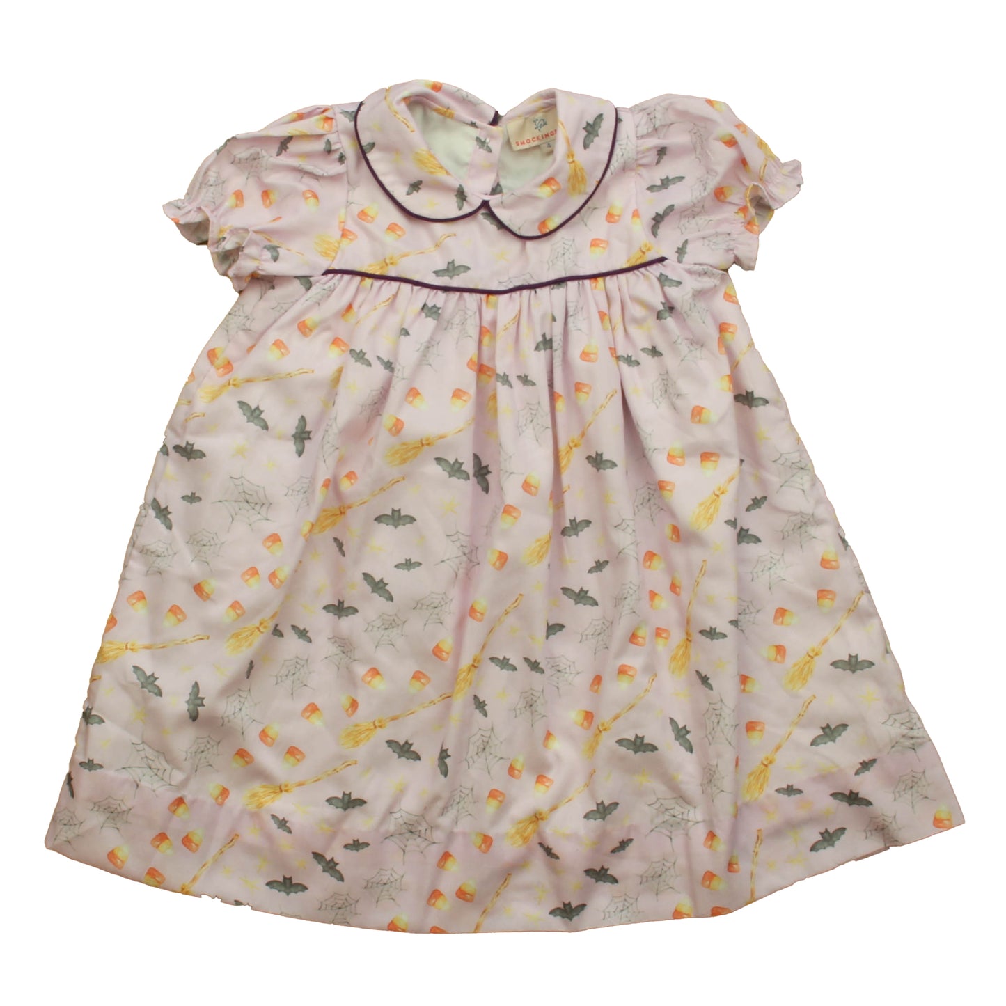 Smockingbird Girls Pink Halloween Dress Size: 4T Pink Halloween