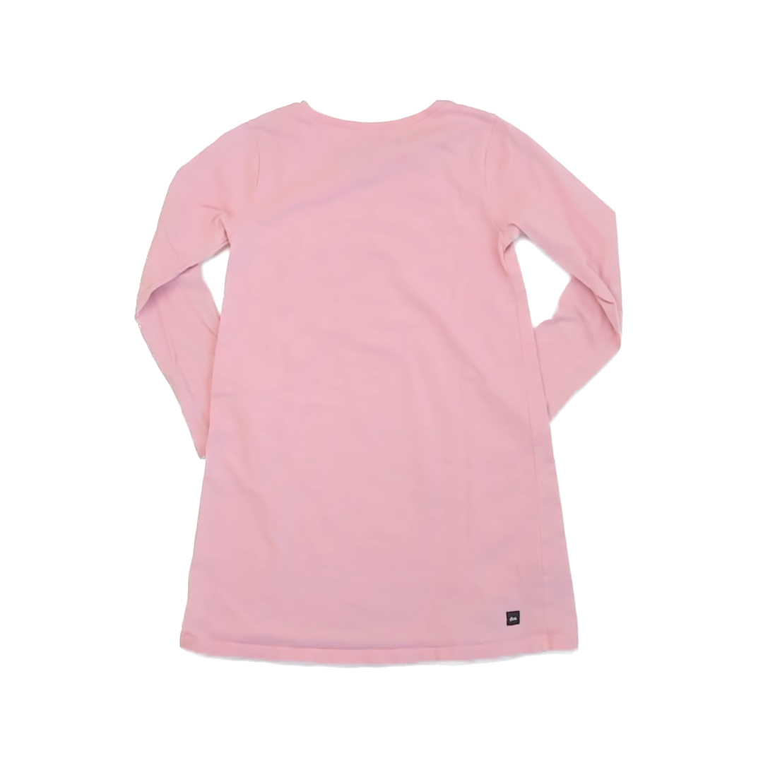 Tea Collection Girls Pink | Hearts Dress Size: 6 Years Pink | Hearts